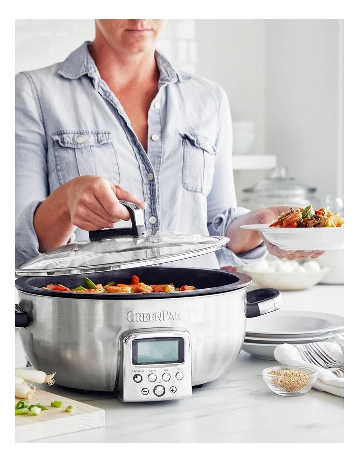 Cheapest ๐ Best Pirce ๐ GreenPan 5.6L Power Pan Stainless Steel CC005726-003 ๐ โค๏ธ 2 Cheapest ๐ Best Pirce ๐ GreenPan 5.6L Power Pan Stainless Steel CC005726-003 ๐ โค๏ธ - Image 2