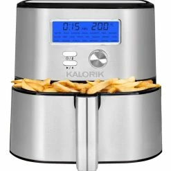 Promo ✨ Buy 🎁 Kalorik 5.7L Maxx Plus Digital Air Fryer Stainless Silver FT47824SS ⭐ ⭐
