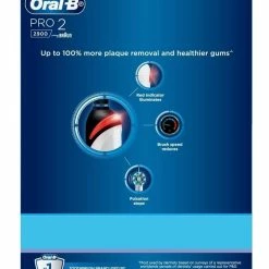 New ✨ Best Sale ⭐ Oral-B Pro2 His N Hers Dual Handle Electric Toothbrush Black/Pink 4987176075314 ✨ 🔔 -Appliances Sales 865694440 3 720x928
