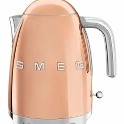 Hot Sale 🎁 Coupon 😀 Smeg Black Friday Box Kettle With Bonus Tramontina Teacups & Queen Victoria Tea Pack Rose Gold KLF03RGAUPACK1 🛒 💯