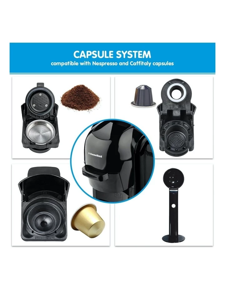 New 🌟 Coupon 👏 Homemaid 3-in-1 Coffee Multi Capsule Pod Machine CM511HM 👏 ✔️ 5 New 🌟 Coupon 👏 Homemaid 3-in-1 Coffee Multi Capsule Pod Machine CM511HM 👏 ✔️ - Image 5