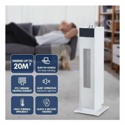Wholesale 🛒 Brand new 👏 Pronti Electric Tower Heater PTC Ceramic 2000W White ✨ 😉 -Appliances Sales 869505490 6 720x928