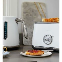 Coupon ⭐ New 😀 Breville The Luxe Duo Toaster & Kettle Sea Salt BKT735SST2JAN1 ❤️ ⌛ -Appliances Sales 869908510 3 720x928