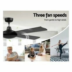 Cheap 🔥 Best reviews of 💯 Devanti Ceiling Fan 52'' w/Remote Black ✨ 🎉 -Appliances Sales 882961570 4 720x928