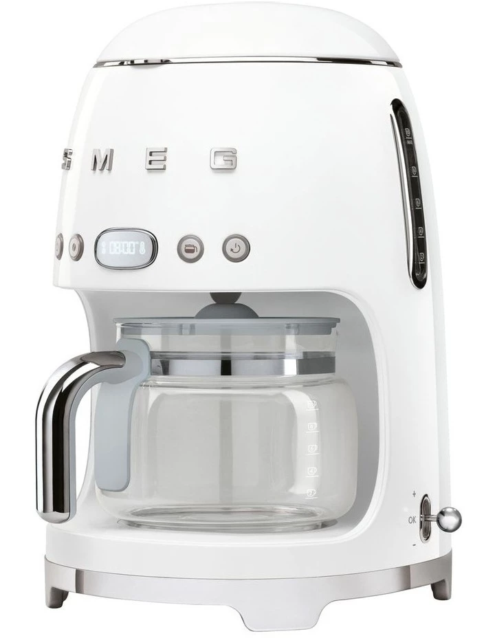 Brand new 🔔 Budget ❤️ Smeg Retro Drip Filter Coffee Machine White DCF02WHAU ✨ 🔔 2 Brand new 🔔 Budget ❤️ Smeg Retro Drip Filter Coffee Machine White DCF02WHAU ✨ 🔔 - Image 2