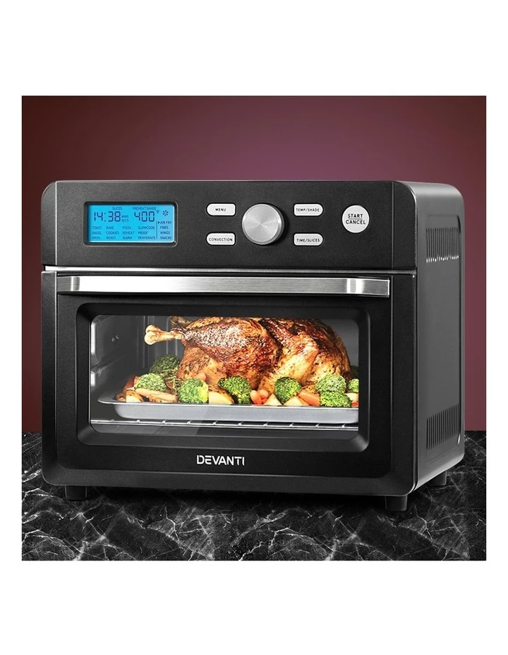 Cheapest 🎉 Buy 👏 Devanti 20L Air Fryer Convection Oven Black AF-K-H-5712E-BK 💯 🤩 3 Cheapest 🎉 Buy 👏 Devanti 20L Air Fryer Convection Oven Black AF-K-H-5712E-BK 💯 🤩 - Image 3
