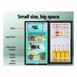 Top 10 🛒 Cheap 🧨 Glacio 95L Portable Fridge Bar Freezer Cooler Black PFN-F-95-S-BK 💯 😉 -Appliances Sales 888192100 5 720x928