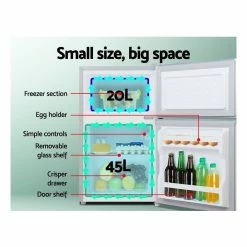 Flash Sale 😀 Coupon 👏 Glacio 65L Portable Fridge/ Freezer Silver 🎉 🎉 -Appliances Sales 888192370 5 720x928