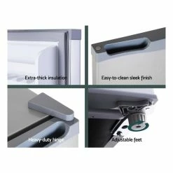 Flash Sale 😀 Coupon 👏 Glacio 65L Portable Fridge/ Freezer Silver 🎉 🎉 -Appliances Sales 888192370 7 720x928