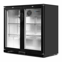 Discount โญ Best deal โญ Devanti 2 Glass Door Bar Fridge Black BF-E-198L-BK ๐ ๐
