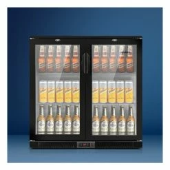 Discount ⭐ Best deal ⭐ Devanti 2 Glass Door Bar Fridge Black BF-E-198L-BK 🎁 🔔 -Appliances Sales 888618520 3 720x928