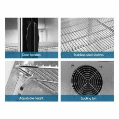 Discount ⭐ Best deal ⭐ Devanti 2 Glass Door Bar Fridge Black BF-E-198L-BK 🎁 🔔 -Appliances Sales 888618520 7 720x928