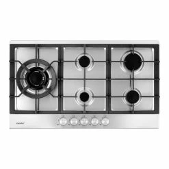 Buy 🔥 Outlet 🔥 Comfee 5 Burner Gas Cooktop Stainless Steel CGH90005S 👍 🌟