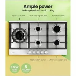 Buy 🔥 Outlet 🔥 Comfee 5 Burner Gas Cooktop Stainless Steel CGH90005S 👍 🌟 -Appliances Sales 888622930 5 720x928