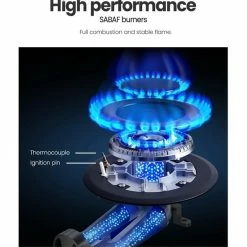 Best Sale 🔥 New 🔔 Comfee 5 Burner Gas Cooktop Black NG LPG CGH90095G 🔔 👍 -Appliances Sales 888623020 6 720x928