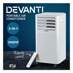Buy 🥰 Hot Sale 👏 Devanti Portable Air Conditioner 2W White PAC-A-14K-WH 👏 ✨ -Appliances Sales 888630040 5 720x928