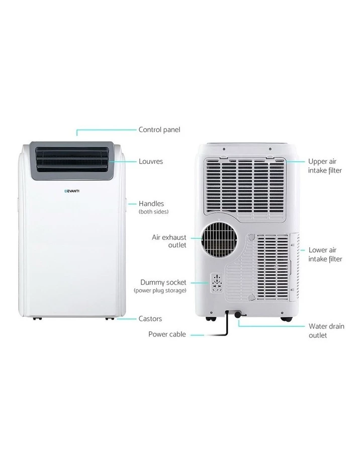 Top 10 ๐ Flash Sale ๐ Devanti Portable Air Conditioner 33W PAC-A-22K-WH-WI ๐ ๐ 4 Top 10 ๐ Flash Sale ๐ Devanti Portable Air Conditioner 33W PAC-A-22K-WH-WI ๐ ๐ - Image 4