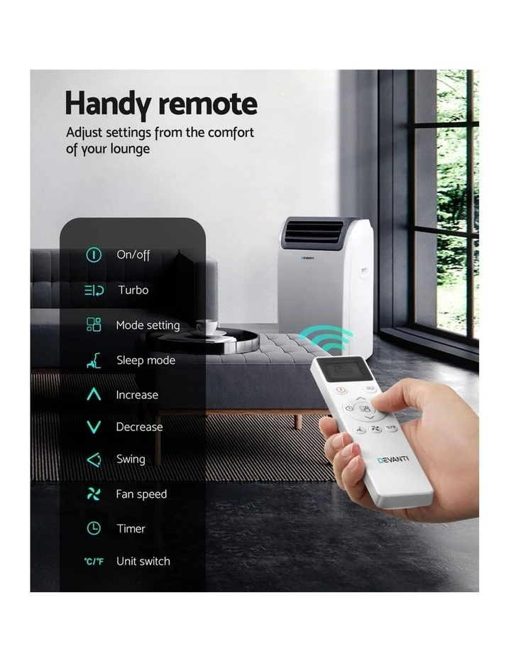 Top 10 ๐ Flash Sale ๐ Devanti Portable Air Conditioner 33W PAC-A-22K-WH-WI ๐ ๐ 6 Top 10 ๐ Flash Sale ๐ Devanti Portable Air Conditioner 33W PAC-A-22K-WH-WI ๐ ๐ - Image 6