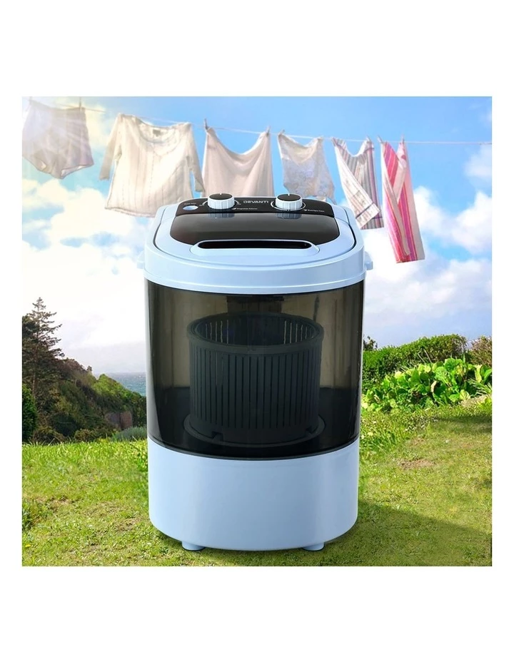 Brand new ๐ New โจ Devanti Portable Top Load Washing Machine 3KG Black PWM-S-30-BK โ โ๏ธ 3 Brand new ๐ New โจ Devanti Portable Top Load Washing Machine 3KG Black PWM-S-30-BK โ โ๏ธ - Image 3