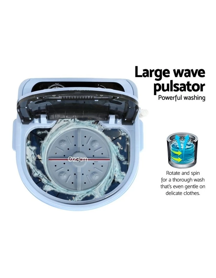 Brand new ๐ New โจ Devanti Portable Top Load Washing Machine 3KG Black PWM-S-30-BK โ โ๏ธ 7 Brand new ๐ New โจ Devanti Portable Top Load Washing Machine 3KG Black PWM-S-30-BK โ โ๏ธ - Image 7