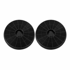 Buy ๐ Hot Sale โ๏ธ Devanti Fixed Carbon Charcoal Filters Replacement For Ductless Range Hood Black โ ๐