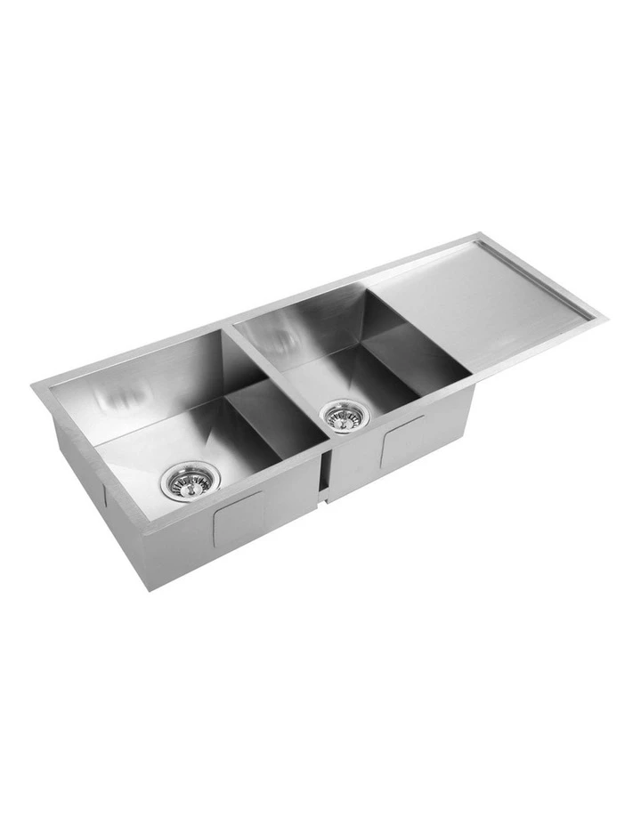 Brand new ๐ฏ Hot Sale ๐คฉ Cefito Stainless Steel Kitchen Sink 111X45CM Silver ๐งจ โญ 1 Brand new ๐ฏ Hot Sale ๐คฉ Cefito Stainless Steel Kitchen Sink 111X45CM Silver ๐งจ โญ
