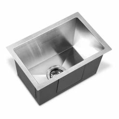 Brand new 🔥 Hot Sale 🔥 Cefito Stainless Steel Kitchen Sink 45X3MM Silver 😍 👍