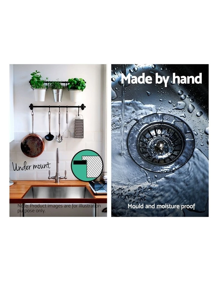 Brand new ๐ Deals ๐ Cefito Stainless Steel Kitchen Sink 34 77x45mm Silver ๐ ๐ 6 Brand new ๐ Deals ๐ Cefito Stainless Steel Kitchen Sink 34 77x45mm Silver ๐ ๐ - Image 6