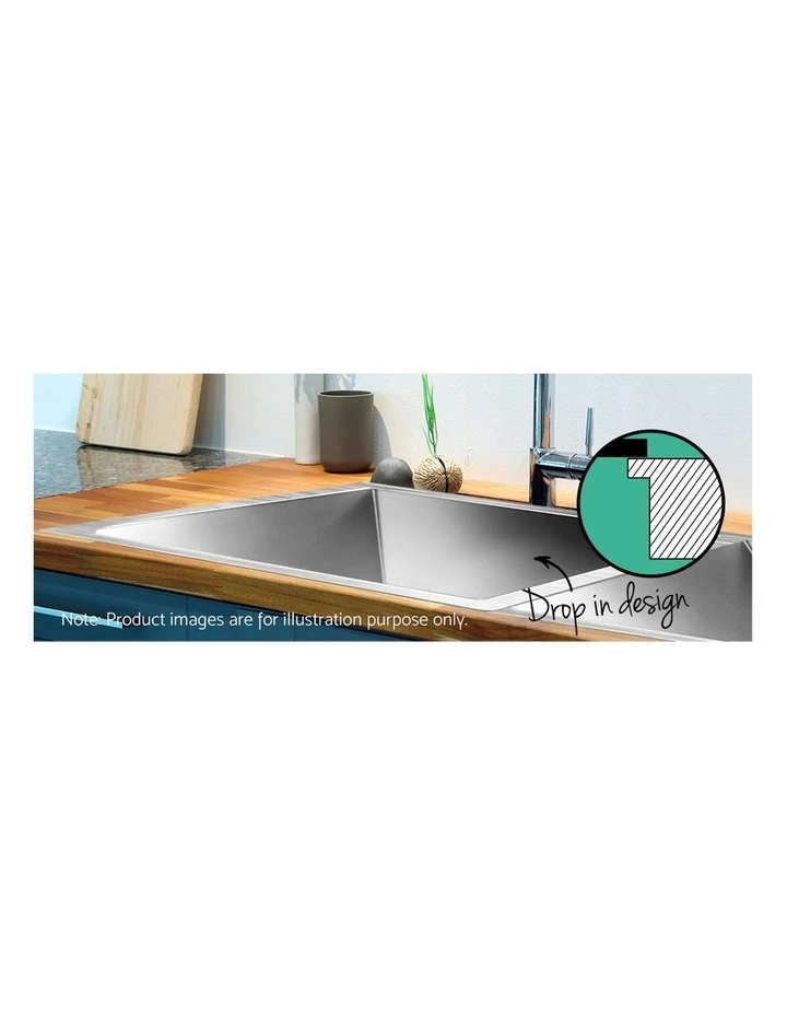 Brand new ๐ Deals ๐ Cefito Stainless Steel Kitchen Sink 34 77x45mm Silver ๐ ๐ 7 Brand new ๐ Deals ๐ Cefito Stainless Steel Kitchen Sink 34 77x45mm Silver ๐ ๐ - Image 7