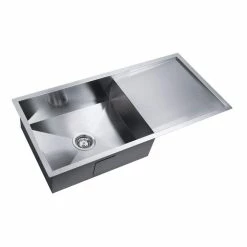 Hot Sale 🎁 New 🛒 Cefito Stainless Steel Kitchen Sink 96X45MM Silver 💯 🔔