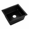 Hot Sale ❤️ Best Sale 🎉 Cefito Stone Kitchen Sink 46X41MM Granite Black ✔️ 🤩