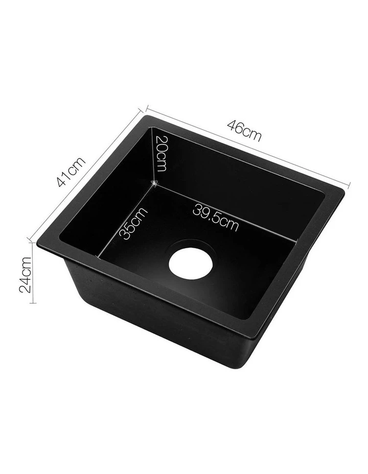 Hot Sale โค๏ธ Best Sale ๐ Cefito Stone Kitchen Sink 46X41MM Granite Black โ๏ธ ๐คฉ 2 Hot Sale โค๏ธ Best Sale ๐ Cefito Stone Kitchen Sink 46X41MM Granite Black โ๏ธ ๐คฉ - Image 2