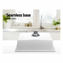 Best reviews of 👏 Cheap 🧨 Cefito Stone Kitchen Sink 46X41MM Granite White ✔️ 👍 -Appliances Sales 888634450 4 720x928