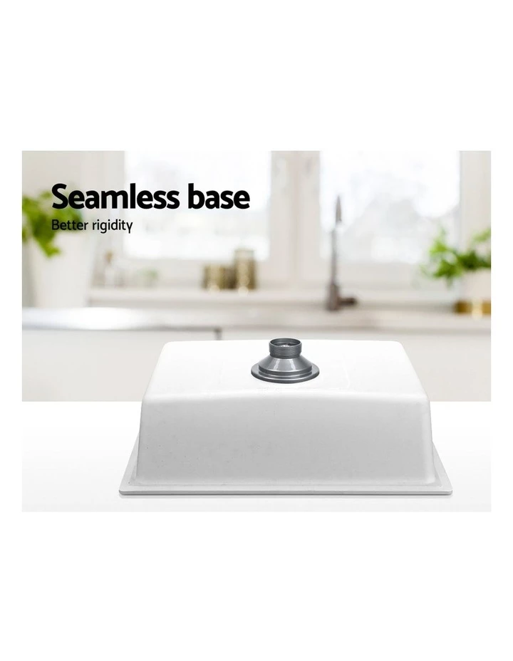 Top 10 😉 Best Pirce 🌟 Cefito Stone Kitchen Sink 61X47MM Granite White 👏 👏 4 Top 10 😉 Best Pirce 🌟 Cefito Stone Kitchen Sink 61X47MM Granite White 👏 👏 - Image 4