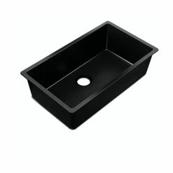 Promo ๐ฅ Cheapest ๐ Cefito Stone Kitchen Sink 79X45MM Granite Black ๐ฅ โค๏ธ