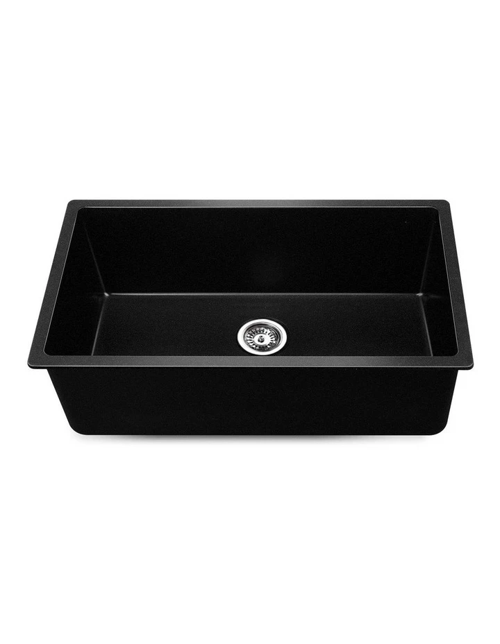 Promo 🔥 Cheapest 🌟 Cefito Stone Kitchen Sink 79X45MM Granite Black 🔥 ❤️ 4 Promo 🔥 Cheapest 🌟 Cefito Stone Kitchen Sink 79X45MM Granite Black 🔥 ❤️ - Image 4