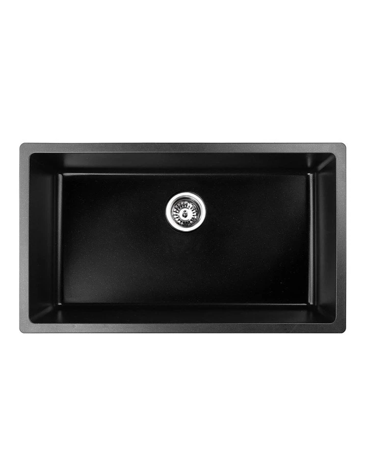 Promo 🔥 Cheapest 🌟 Cefito Stone Kitchen Sink 79X45MM Granite Black 🔥 ❤️ 5 Promo 🔥 Cheapest 🌟 Cefito Stone Kitchen Sink 79X45MM Granite Black 🔥 ❤️ - Image 5