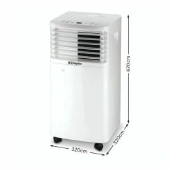 Best Pirce ✔️ Flash Sale 👍 Dimplex Portable Air Conditioner With Dehumidifier 2kW DCPAC07C 👏 😍 -Appliances Sales 888991120 4 720x928