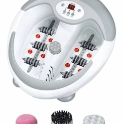 Deals 🧨 Outlet 🤩 Beurer Deluxe Footspa With Motorised Attachments White/Grey FB50 ❤️ 🎉