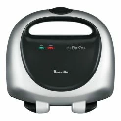 Discount ⌛ Coupon 👍 Breville The Big One Jaffle Maker Silver/Black BTS100 🧨 🔔