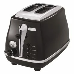 Top 10 🛒 Deals 🤩 Delonghi Icona 2 Slice Toaster Black CT02003BK 🛒 👍